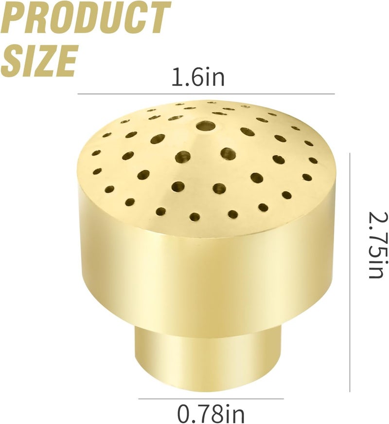 MDEOOSKY Water Fountain Nozzle 1/2" Brass DN15 Pond Column Fountain Spout Column Sprinkler Spray Head for Garden Pond Amusement Park - Image 5